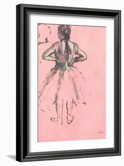 Ballerina, 1876-Edgar Degas-Framed Giclee Print
