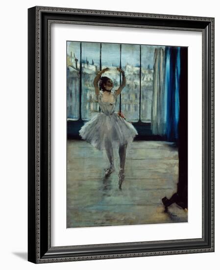 Ballerina at the Photographer's, c. 1877-78-Edgar Degas-Framed Giclee Print