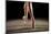 Ballerina Balancing En Pointe-null-Mounted Art Print