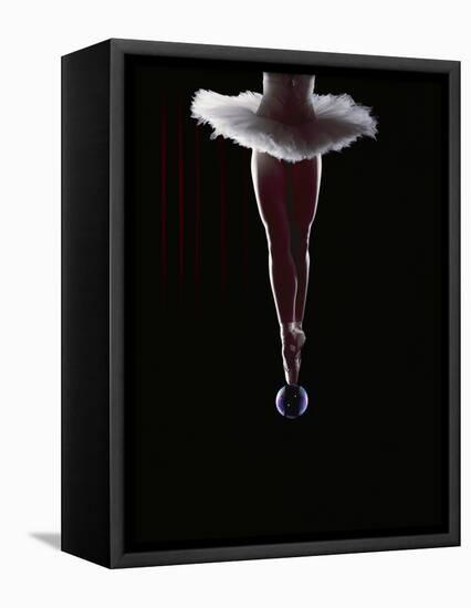 Ballerina Balancing on a Bubble-Charles Smith-Framed Premier Image Canvas