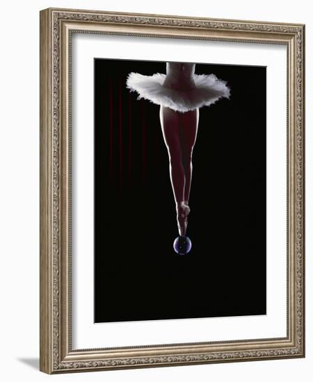 Ballerina Balancing on a Bubble-Charles Smith-Framed Photographic Print