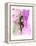 Ballerina Dancing Watercolor 1-Irina March-Framed Stretched Canvas