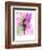 Ballerina Dancing Watercolor 1-Irina March-Framed Art Print