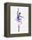 Ballerina Dancing Watercolor 2-Irina March-Framed Stretched Canvas