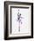 Ballerina Dancing Watercolor 2-Irina March-Framed Art Print