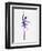 Ballerina Dancing Watercolor 2-Irina March-Framed Art Print