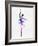 Ballerina Dancing Watercolor 2-Irina March-Framed Premium Giclee Print