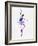 Ballerina Dancing Watercolor 2-Irina March-Framed Art Print