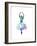 Ballerina Dancing Watercolor 4-Irina March-Framed Premium Giclee Print