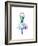 Ballerina Dancing Watercolor 4-Irina March-Framed Premium Giclee Print