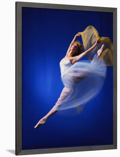 Ballerina Dancing-Dennis Degnan-Framed Photographic Print