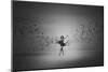 Ballerina Flight Of Birds-Mark Biwit-Mounted Giclee Print