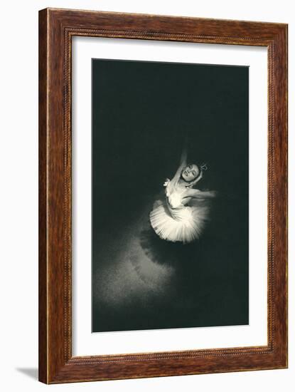 Ballerina from Above-null-Framed Art Print