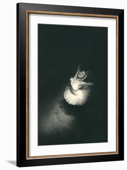 Ballerina from Above-null-Framed Art Print