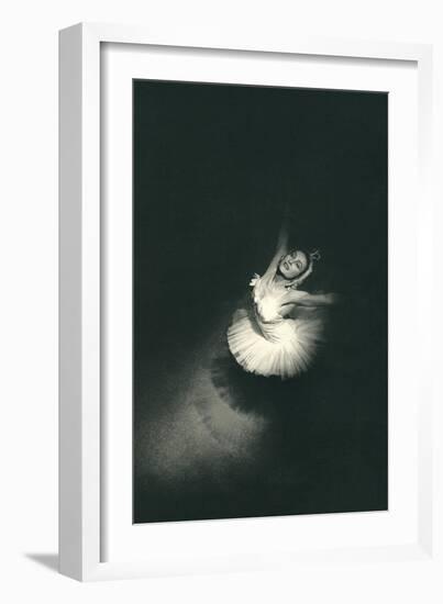 Ballerina from Above-null-Framed Art Print