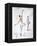 Ballerina In Blue-Aimee Del Valle-Framed Stretched Canvas