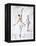 Ballerina In Blue-Aimee Del Valle-Framed Stretched Canvas