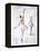 Ballerina In Blue-Aimee Del Valle-Framed Stretched Canvas