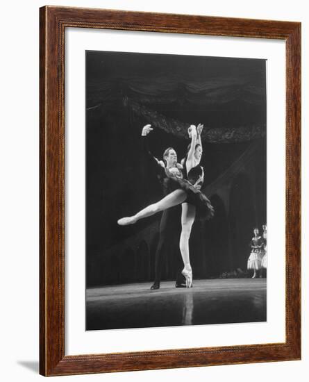 Ballerina Margot Fonteyn in a Production of Swan Lake-Eliot Elisofon-Framed Premium Photographic Print