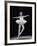 Ballerina Margot Fonteyn in White Costume Dancing Alone on Stage-Gjon Mili-Framed Premium Photographic Print