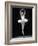 Ballerina Margot Fonteyn in White Costume Leaping into the Air While Dancing Alone on Stage-Gjon Mili-Framed Premium Photographic Print