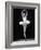 Ballerina Margot Fonteyn in White Costume Leaping into the Air While Dancing Alone on Stage-Gjon Mili-Framed Premium Photographic Print