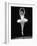 Ballerina Margot Fonteyn in White Costume Leaping into the Air While Dancing Alone on Stage-Gjon Mili-Framed Premium Photographic Print