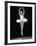 Ballerina Margot Fonteyn in White Costume Leaping into the Air While Dancing Alone on Stage-Gjon Mili-Framed Premium Photographic Print