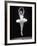 Ballerina Margot Fonteyn in White Costume Leaping into the Air While Dancing Alone on Stage-Gjon Mili-Framed Premium Photographic Print