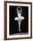 Ballerina Margot Fonteyn in White Costume Leaping into the Air While Dancing Alone on Stage-Gjon Mili-Framed Premium Photographic Print