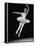 Ballerina Margot Fonteyn in White Costume Leaping into the Air While Dancing Alone on Stage-Gjon Mili-Framed Premier Image Canvas