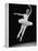 Ballerina Margot Fonteyn in White Costume Leaping into the Air While Dancing Alone on Stage-Gjon Mili-Framed Premier Image Canvas
