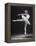 Ballerina Margot Fonteyn in White Tutu Dancing Alone on Stage-Gjon Mili-Framed Premier Image Canvas