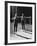 Ballerina Maria Tallchief and Andre Eglevsky Rehearsing "Swan Lake"-Ed Clark-Framed Premium Photographic Print