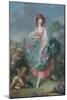 Ballerina Marie-Madeleine Guimard (1743-181) as Terpsichore-Jacques Louis David-Mounted Giclee Print