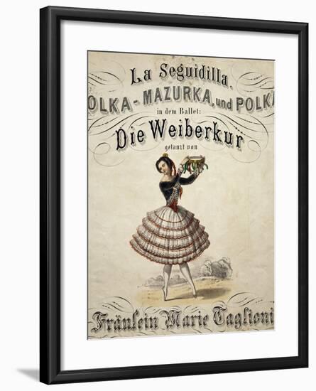 Ballerina Marie Taglioni-null-Framed Giclee Print