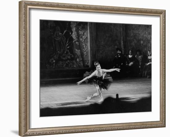 Ballerina Maya Plisetskaya During Performance in Honor of Nasser at Bolshoi Theater-null-Framed Premium Photographic Print