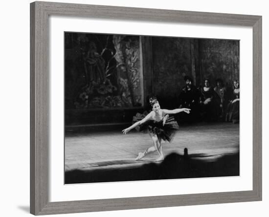 Ballerina Maya Plisetskaya During Performance in Honor of Nasser at Bolshoi Theater-null-Framed Premium Photographic Print