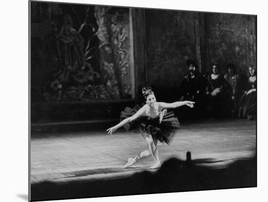 Ballerina Maya Plisetskaya During Performance in Honor of Nasser at Bolshoi Theater-null-Mounted Premium Photographic Print