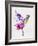 Ballerina on Stage Watercolor 3-Irina March-Framed Art Print