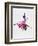 Ballerina on Stage Watercolor 4-Irina March-Framed Premium Giclee Print