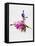 Ballerina on Stage Watercolor 4-Irina March-Framed Stretched Canvas