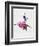 Ballerina on Stage Watercolor 4-Irina March-Framed Art Print