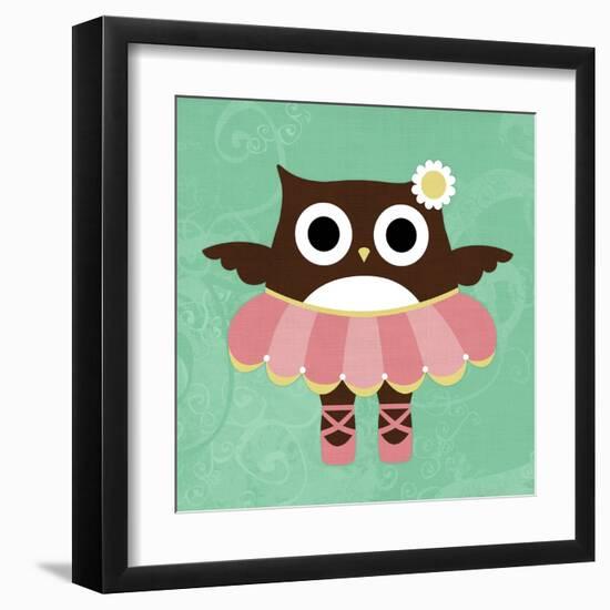 Ballerina Owl-Nancy Lee-Framed Art Print