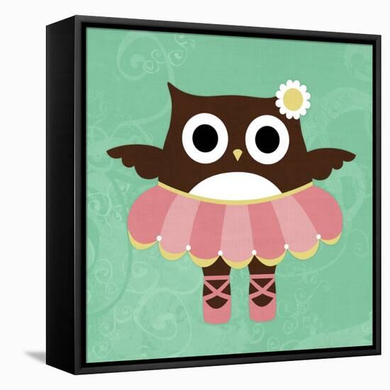 Ballerina Owl-Nancy Lee-Framed Stretched Canvas