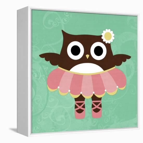 Ballerina Owl-Nancy Lee-Framed Stretched Canvas