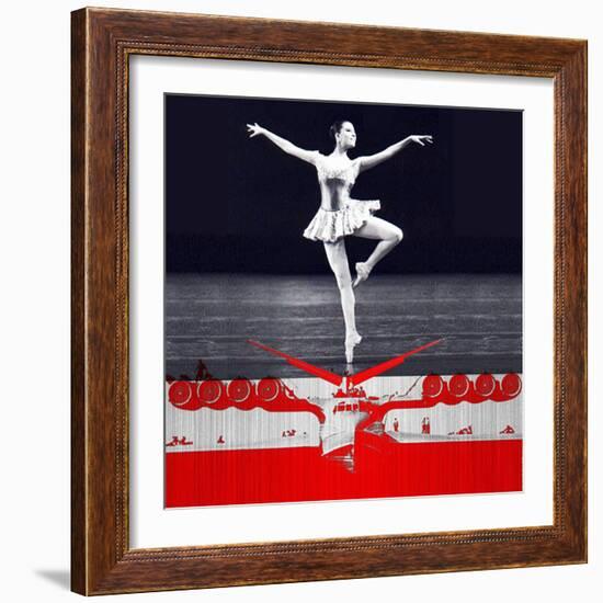 Ballerina Plan-NaxArt-Framed Art Print