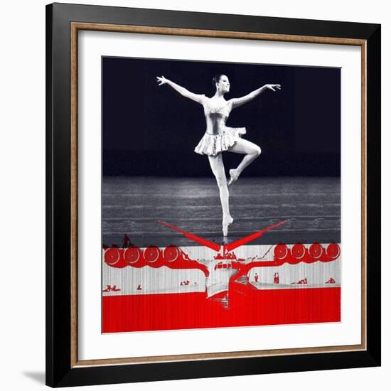 Ballerina Plan-NaxArt-Framed Art Print