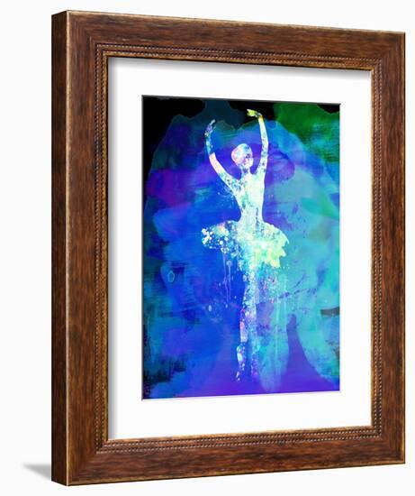 Ballerina's Dance Watercolor 4-Irina March-Framed Premium Giclee Print