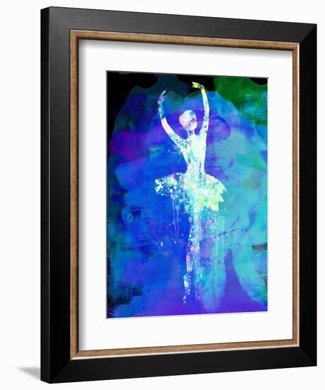 Ballerina's Dance Watercolor 4-Irina March-Framed Premium Giclee Print